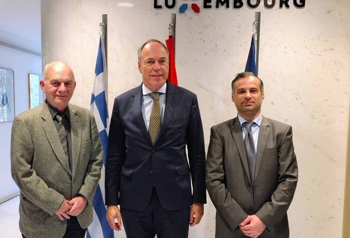 Συνάντηση της Ένωσης Συντακτών Επαρχιακού Τύπου με τον Πρέσβη του Λουξεμβούργου