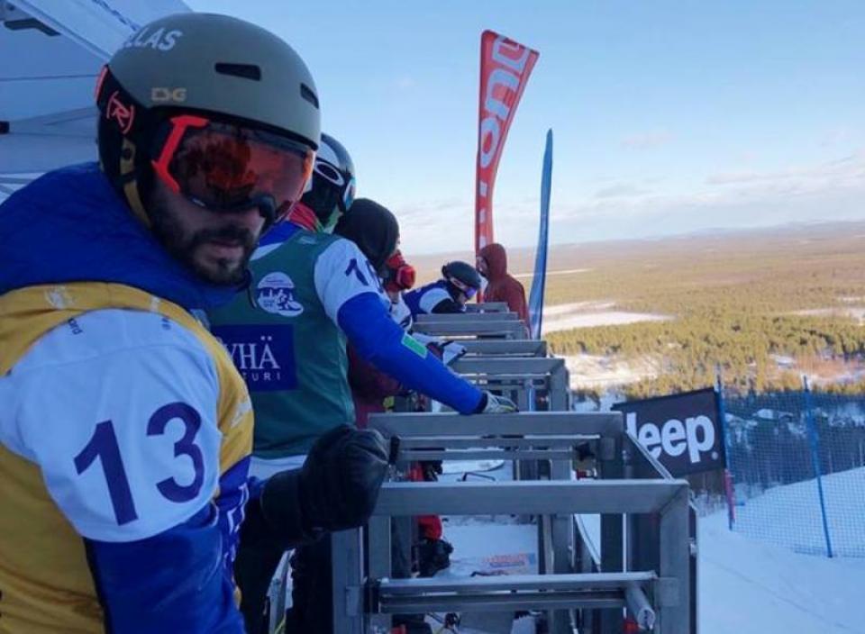 7η θέση για τον Πετράκη στο Παγκόσμιο Πρωτάθλημα ParaSnowboard της Φινλανδίας