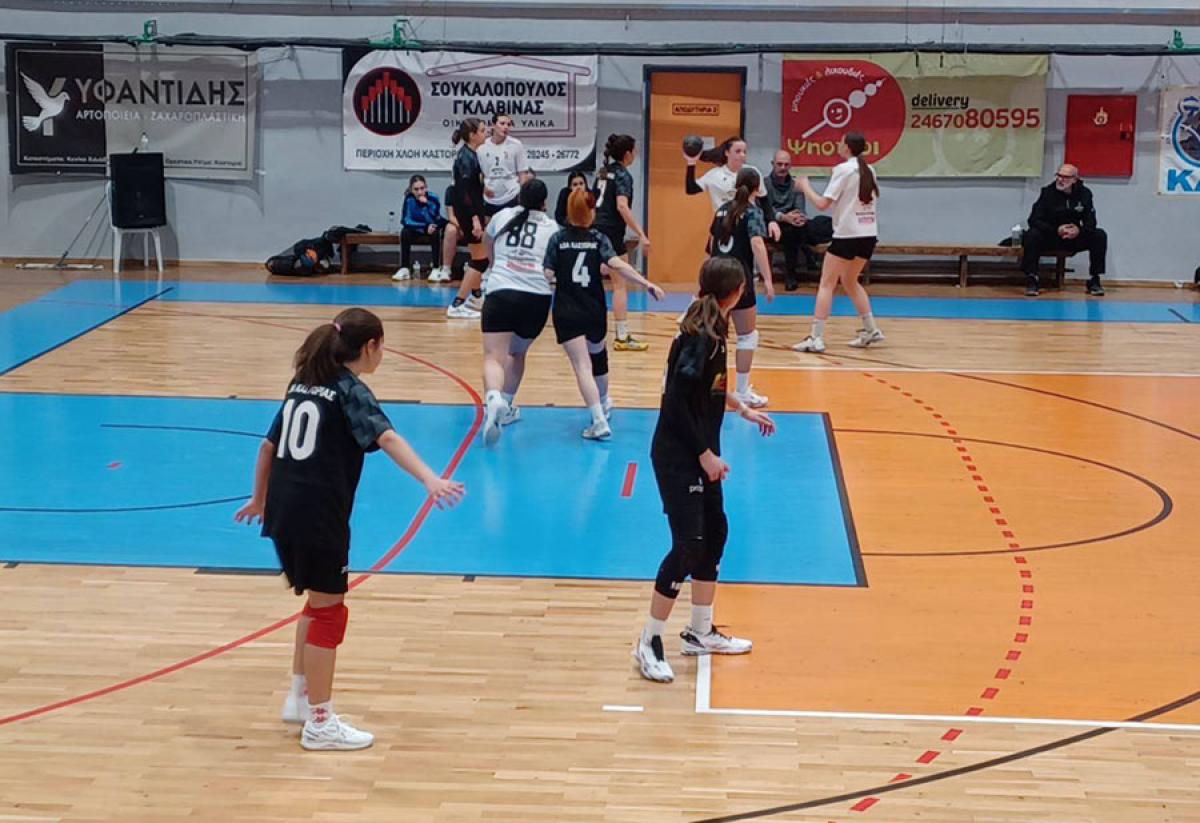 Πέρασε νικηφόρα από την Καστοριά η γυναικεία ομάδα του Φιλίππου Βέροιας