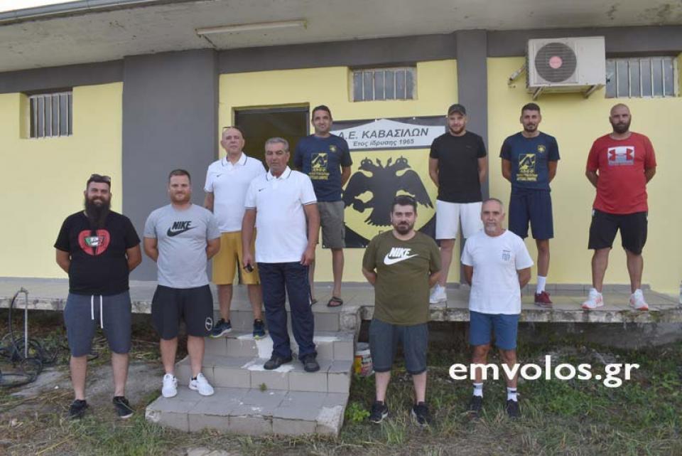 Πρώτη προπόνηση για την πολλά υποσχόμενη ομάδα της Α.Ε. Καβασίλων (φωτο - βίντεο)
