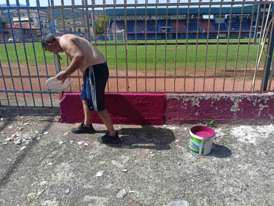 Αλλάζει όψη το Δημοτικό Στάδιο Βέροιας