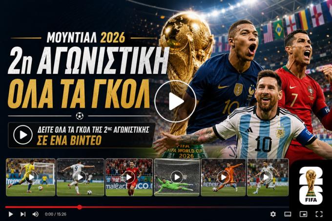 Μουντιάλ 2026: Δείτε όλα τα γκολ της 2ης αγωνιστικής των ομίλων!