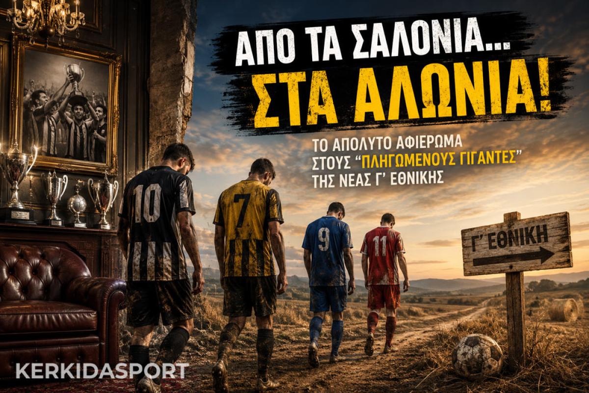 Από τα σαλόνια... στα αλώνια! Αφιέρωμα στους "πληγωμένους γίγαντες" της νέας Γ’ Εθνικής