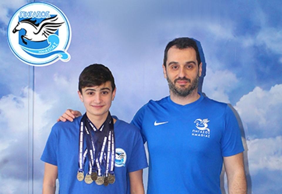 Σάρωσε τα χρυσά μετάλλια ο Χαρ. Πασίδης του Πήγασου Ημαθίας