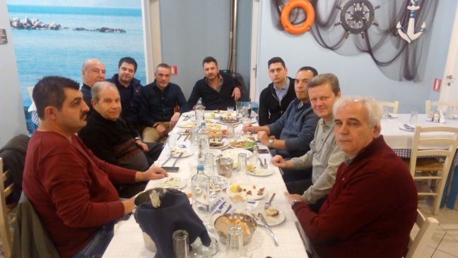 Γεύμα... εργασίας μεταξύ τεχνικής ηγεσίας και δημοσιογράφων στη ΒΕΡΟΙΑ