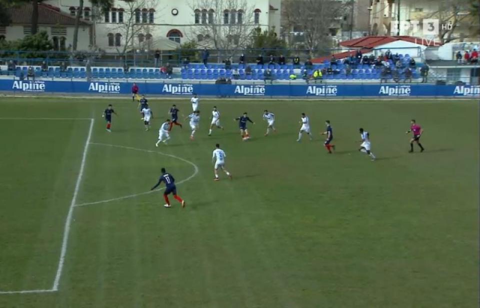 Απόλλων Λάρισας - ΒΕΡΟΙΑ: Το καθαρό γκολ του Φοφανά που ακυρώθηκε!