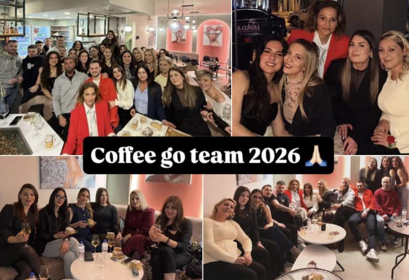 Κοπή Πρωτοχρονιάτικης Πίτας για τα καταστήματα COFFEE GO