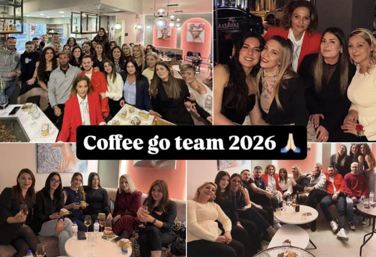 Κοπή Πρωτοχρονιάτικης Πίτας για τα καταστήματα COFFEE GO