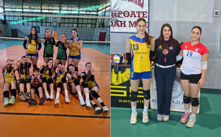 «Απέδρασε» με σπουδαίο διπλό (2-3 σετ) από τη Σκύδρα η Κ16 του Ποσειδώνα Βέροιας!