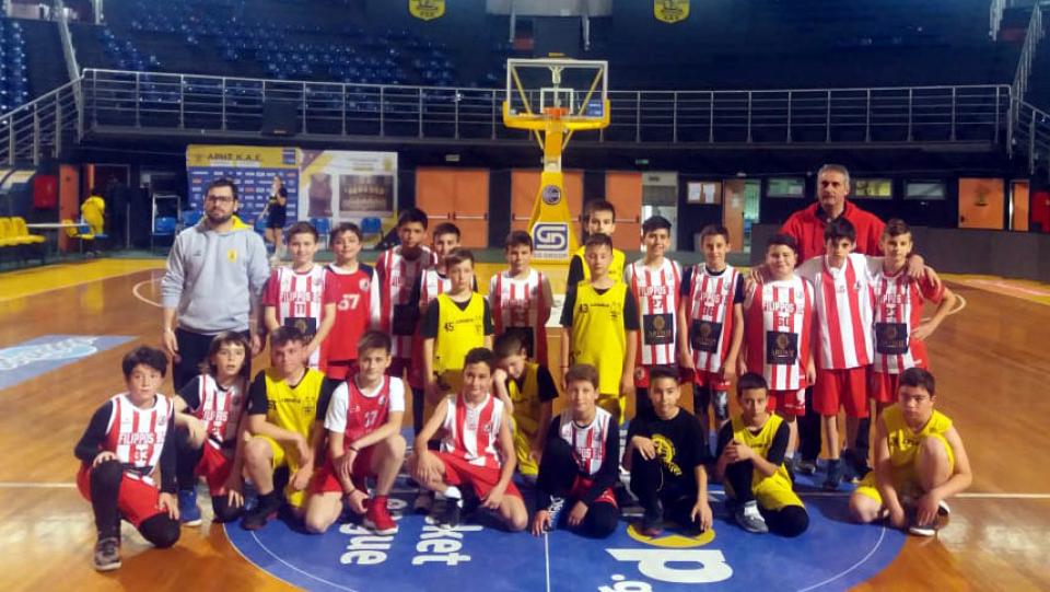 Στο "Nick Galis Hall" οι νεαροί μπασκετμπολίστες του ΦΙΛΙΠΠΟΥ (φωτο)