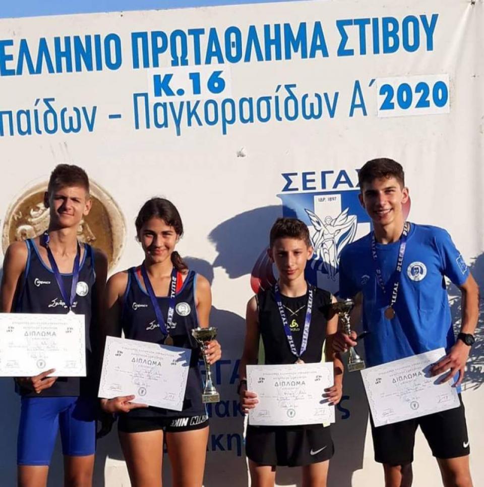 Δύο πρωτιές του Βικέλα στο Πανελλήνιο πρωτάθλημα Παμπαίδων - Παγκορασίδων