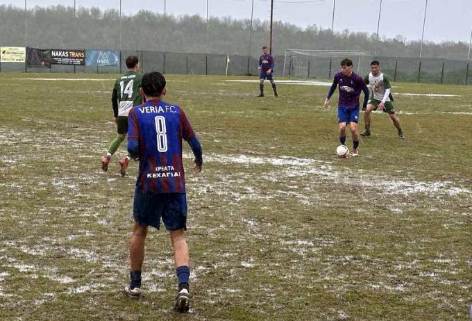Ερμής – Βέροια 2-2: Μοιρασιά στη «λασπομαχία» της Εξοχής! (φωτο)