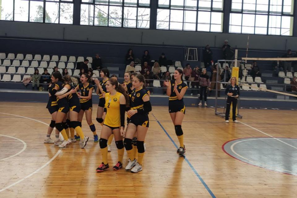 Εύκολο πέρασμα από την Κρύα Βρύση για τα κορίτσια του Ποσειδώνα Βέροιας