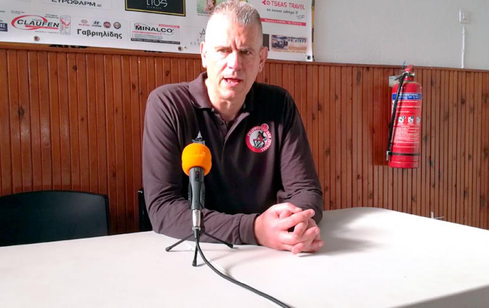 Γκίμας: "Να σταθούν δίπλα μας οι φίλαθλοι για την υπέρβαση"