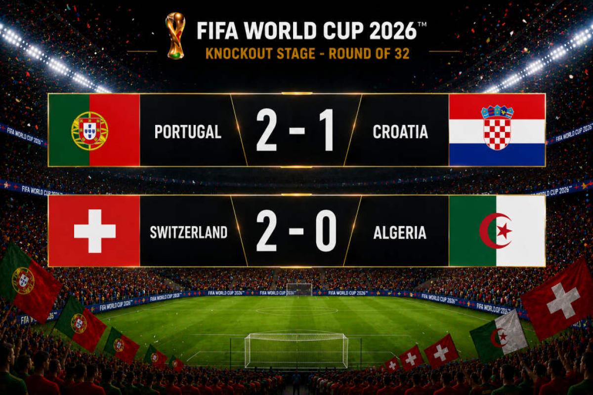 Μουντιάλ 2026: Λύτρωση στο 93' για την Πορτογαλία σε ματς-θρίλερ, «ρολόι» στους «16» η Ελβετία!