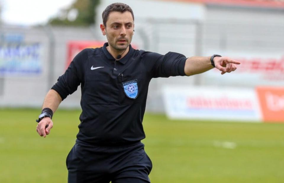 SL2: Ο Κρασαγάκης από το Ηράκλειο "σφυρίζει" το ματς ΠΑΟ Β' - ΒΕΡΟΙΑ