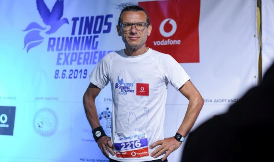 ΗΜΙΜΑΡΑΘΩΝΙΟΣ ΤΗΝΟΥ: Εμπειρία συμμετοχής και στο βάθος διάκριση για τον Βεροιώτη Κοσμά Σαραφόπουλο