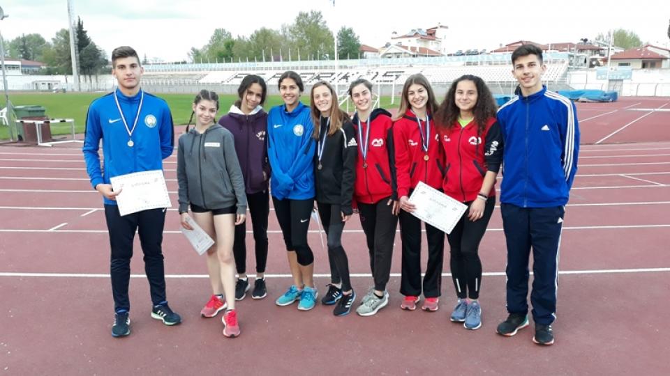 Τρία μετάλλια και ρεκόρ στους αγώνες στίβου ''ΤΑ ΑΕΤΕΙΑ''