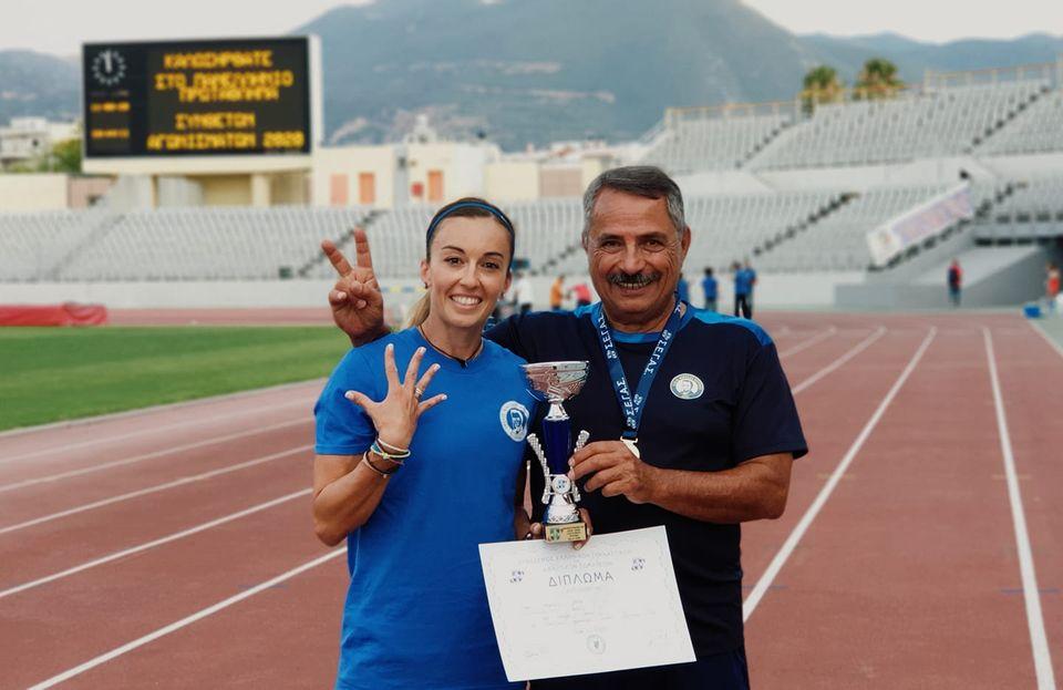 Πρωταθλήτρια στα σύνθετα η Υφαντίδου - "Ασημένιος" στο δέκαθλο ο Λογδανίδης