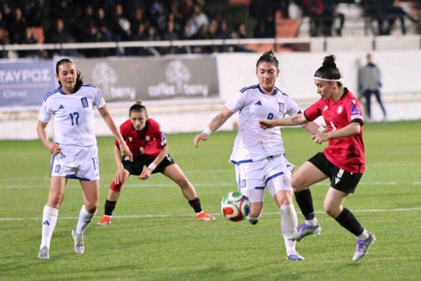 Εθνική Γυναικών: ιδανική πρεμιέρα, 3-0 την Γεωργία