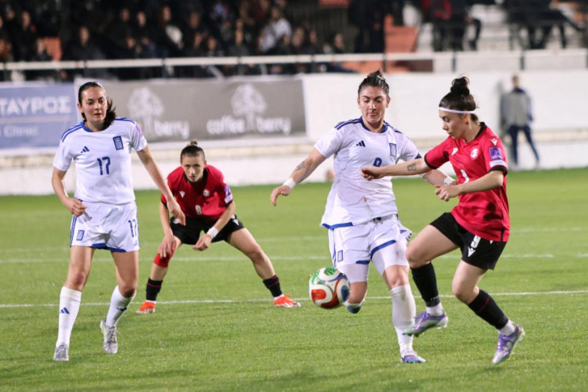 Εθνική Γυναικών: ιδανική πρεμιέρα, 3-0 την Γεωργία