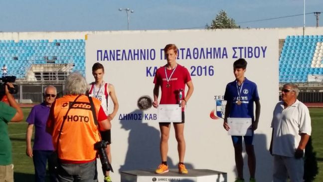 4 μετάλλια ο ΦΙΛΙΠΠΟΣ στο Πανελλήνιο Πρωτάθλημα Στίβου Παμπαίδων - Παγκορασίδων Α’