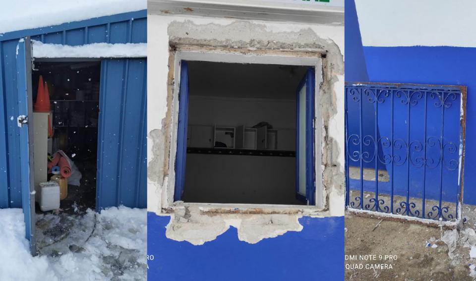 Πλιάτσικο στο γήπεδο της Αγίας Μαρίνας!