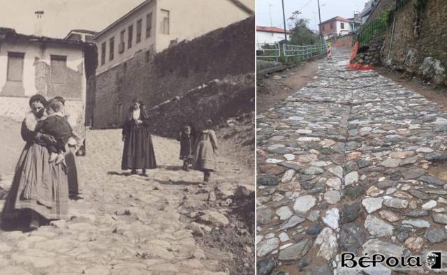 Λιθόστρωτος δρόμος της παλαιάς Βέροιας