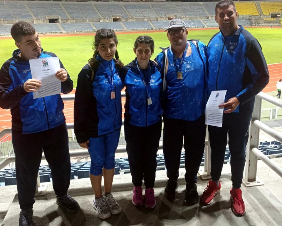 Πέντε μετάλλια κατέκτησαν οι αθλητές του "Αιγές Βεργίνα" στο Πανελλήνιο Πρωτάθλημα Στίβου