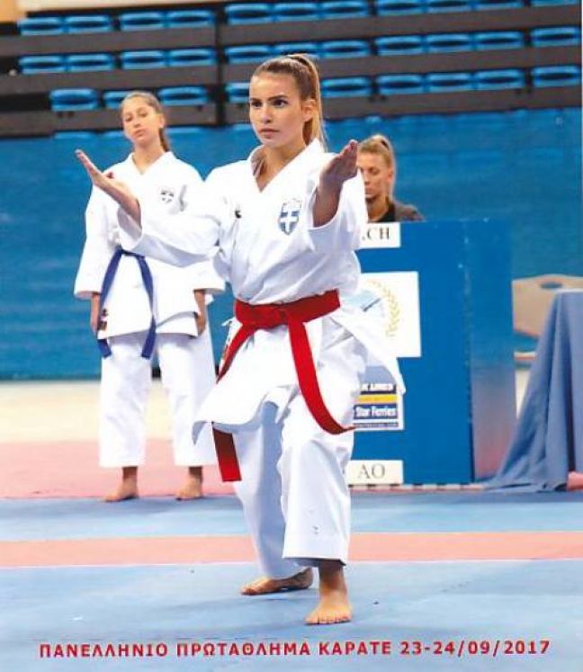 Ετοιμάζει βαλίτσες για ην Εθνική και το Παγκόσμιο του Καράτε η Μαργαρίτα Μπαλτζή