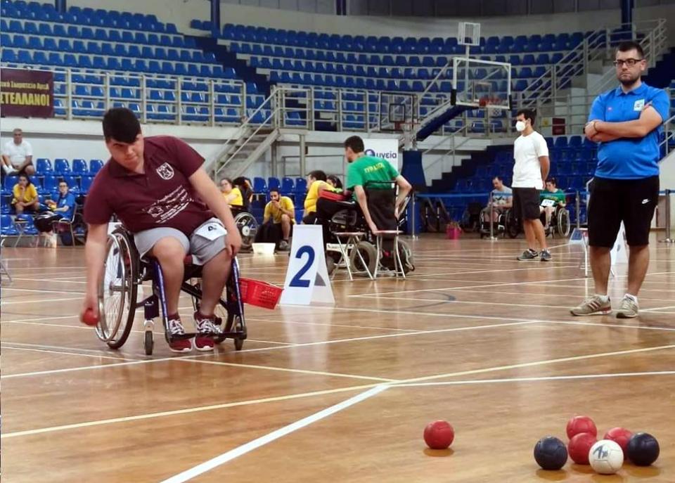 Δεύτερη θέση για τον Ντουμανόπουλο στο Πανελλήνιο Πρωτάθλημα Boccia 2022