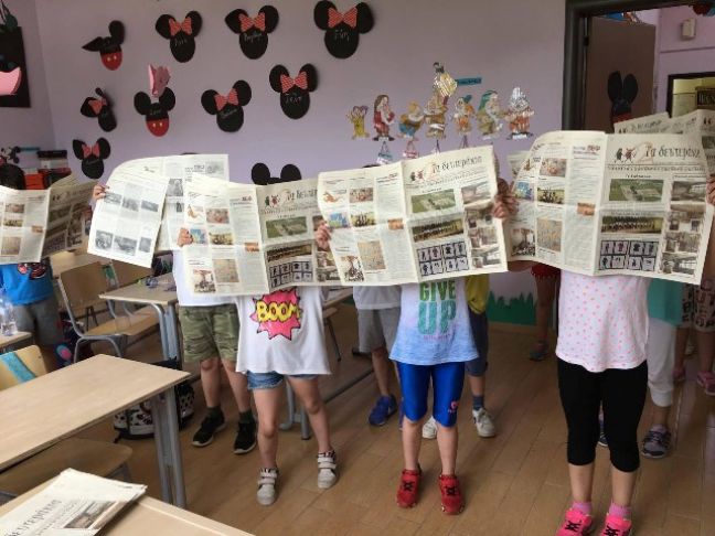 Η εφημερίδα της Β’ τάξης των Ι.Ε.Β.