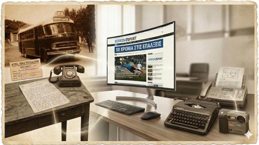 Από το χαρτί στο διαδίκτυο: 50 χρόνια αθλητικής δημοσιογραφίας στην Ημαθία!
