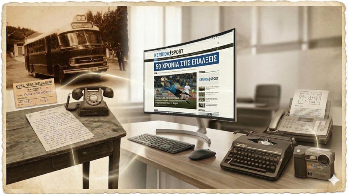 Από το χαρτί στο διαδίκτυο: 50 χρόνια αθλητικής δημοσιογραφίας στην Ημαθία!