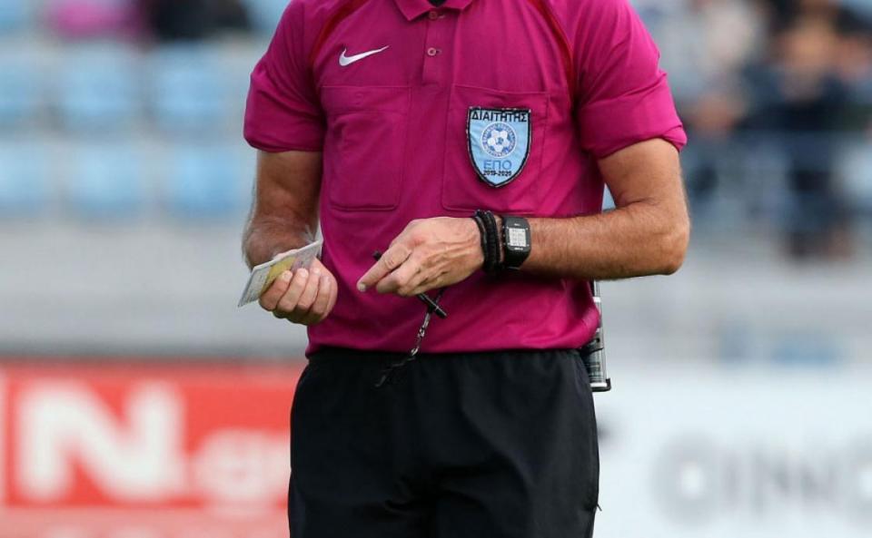 Ο Μπούμπας από την Ήπειρο σφυρίζει το ματς της ΒΕΡΟΙΑΣ με τον Πιερικό