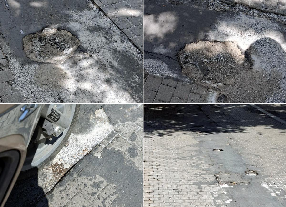 Βέροια: Τέσσερις λακκούβες στην οδό Ελιάς περιμένουν κάποιον να τις κλείσει!