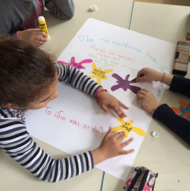 06/03 Ημέρα κατά της ενδοσχολικής βίας: Δράση της Γ’ τάξης των Ι.Ε.Β.