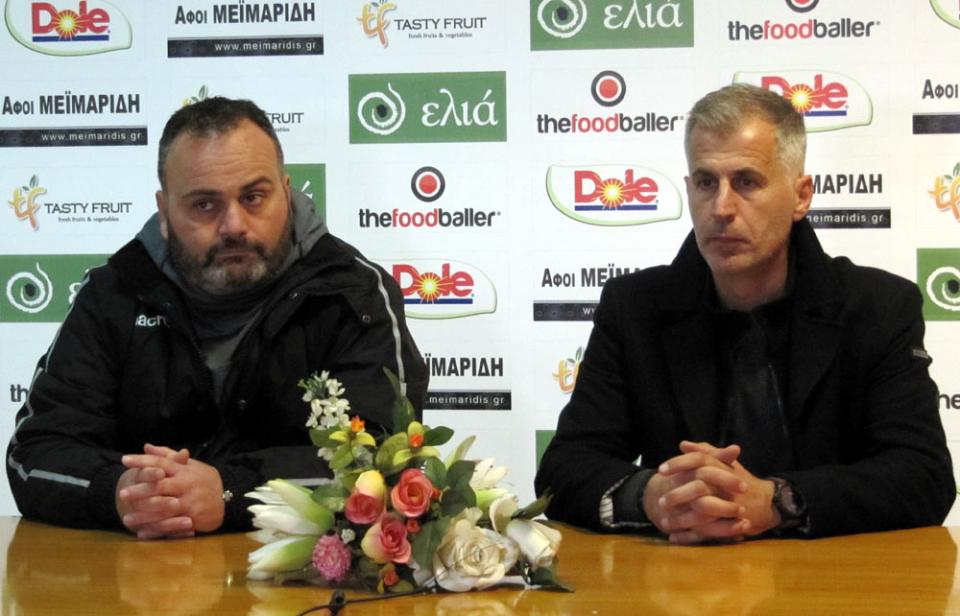 Θεοδοσιάδης: "Να έχουμε ανάλογη συνέχεια" - Τσιτενίδης: "Πρώτο φαβορί η ΒΕΡΟΙΑ"