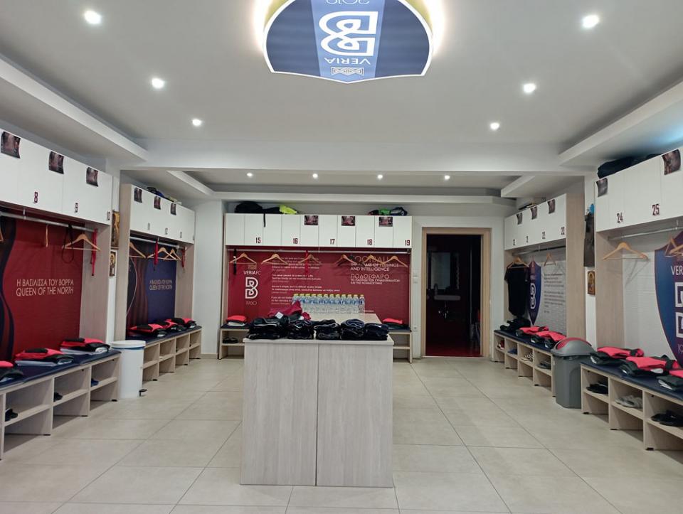 Υπερσύγχρονα αποδυτήρια στο προπονητικό της "Βασίλισσας"