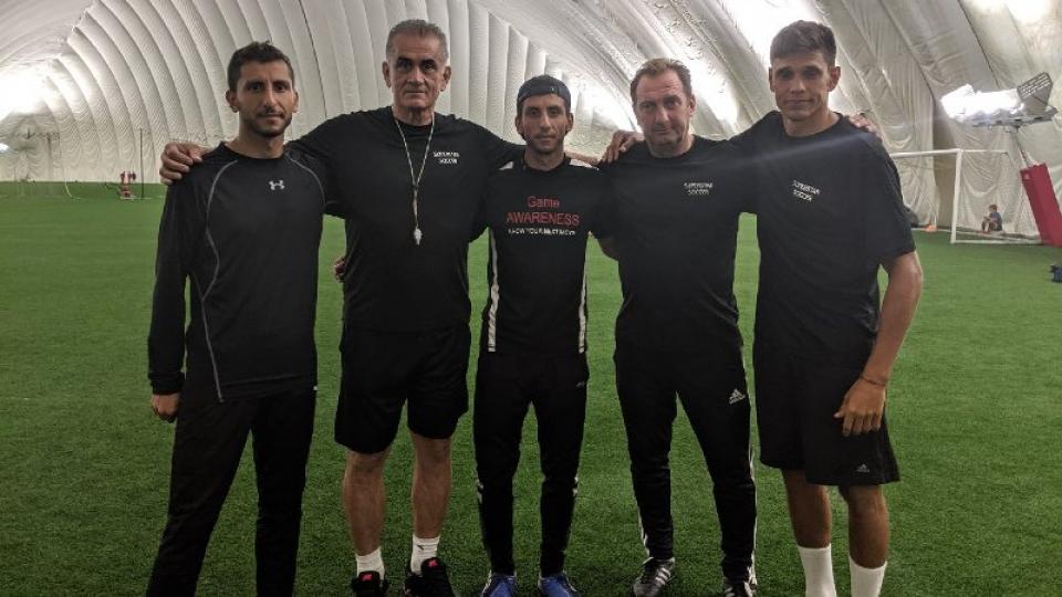 Με απόλυτη επιτυχία το ποδοσφαιρικό Καμπ στο Τορόντο των Κλεισούρα - Τσαλουχίδη (φωτο)