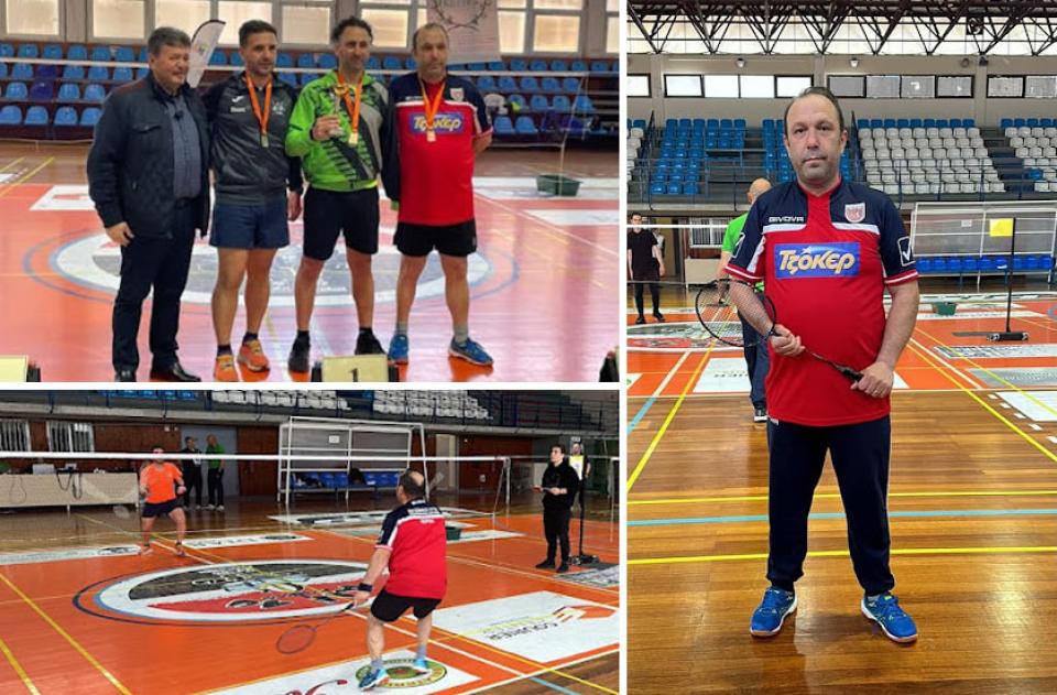 Δύο Χάλκινα Μετάλλια στη Βέροια από τον Γιώργο Λούκα, στο Πανελλήνιο Πρωτάθλημα Para Badminton 2023
