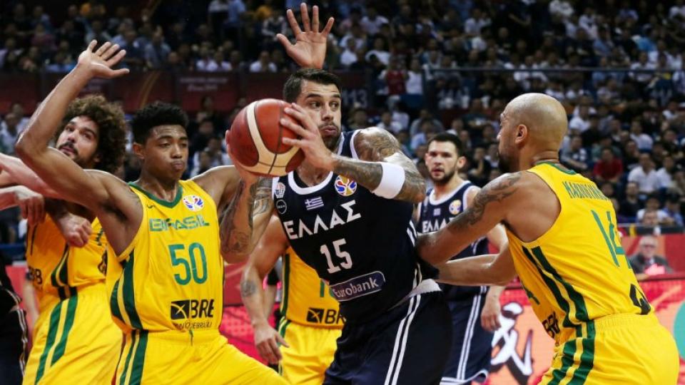 Βραζιλία - Ελλάδα 79-78: Εθνική κατάρρευση και «τελικός» με Νέα Ζηλανδία!