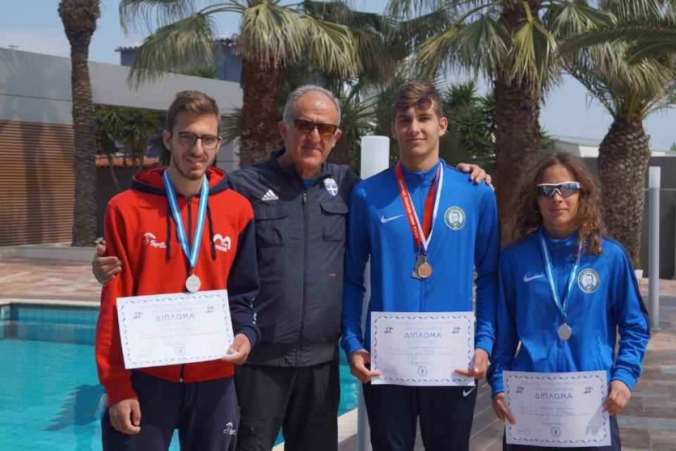 Αργυρά μετάλλια για Μποχώρη και Στάμο στο Πανελλήνιο του Βάδην.