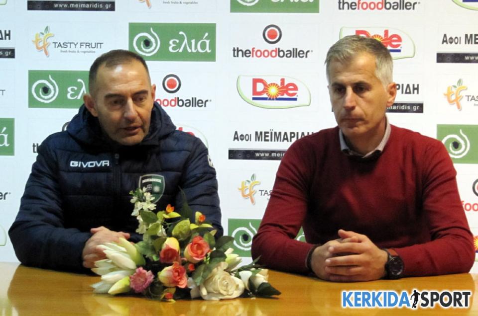 Οι δηλώσεις Θεοδοσιάδη και Μπίλη μετά το ματς ΒΕΡΟΙΑ - Μακεδονικός