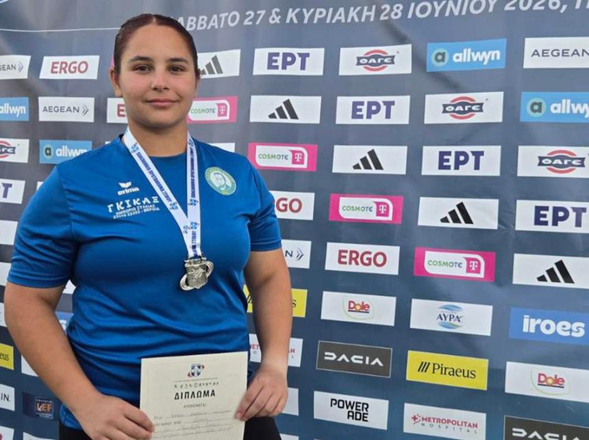 Στη Διεθνή Συνάντηση Στίβου Ελλάδας - Κύπρου η Ριάνα Νικολοπούλου