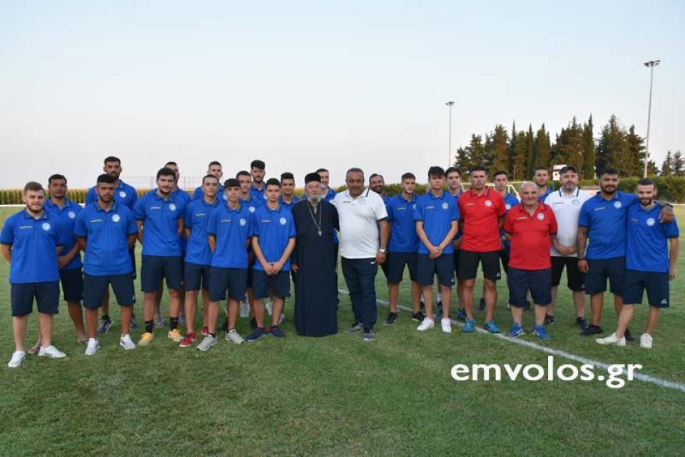 Αγιασμός και έναρξη προετοιμασίας για τον Μέγα Αλέξανδρο Αγ. Μαρίνας (φωτο - βίντεο)