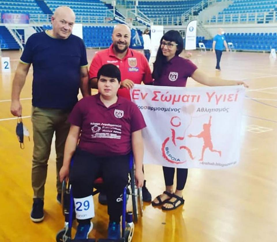 Στο Πανελλήνιο Πρωτάθλημα Boccia 2023 ο Ντουμανόπουλος του "Εν Σώματι Υγιεί"