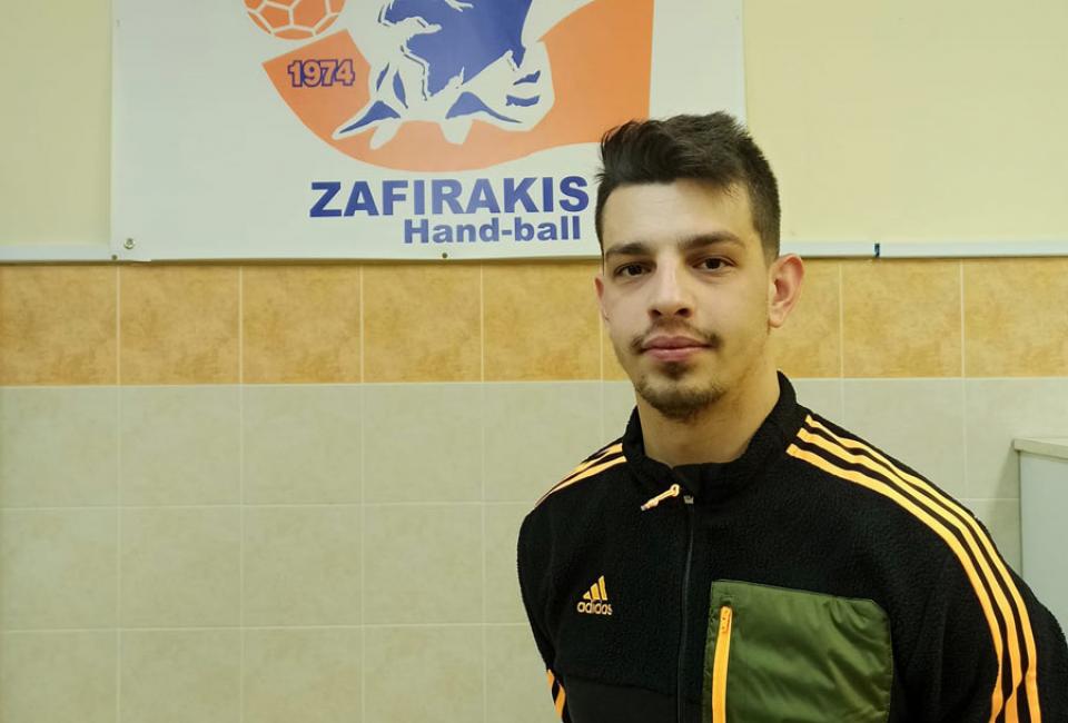 Ο τερματοφύλακας Σάκης Αθανασίου στον Ζαφειράκη Νάουσας
