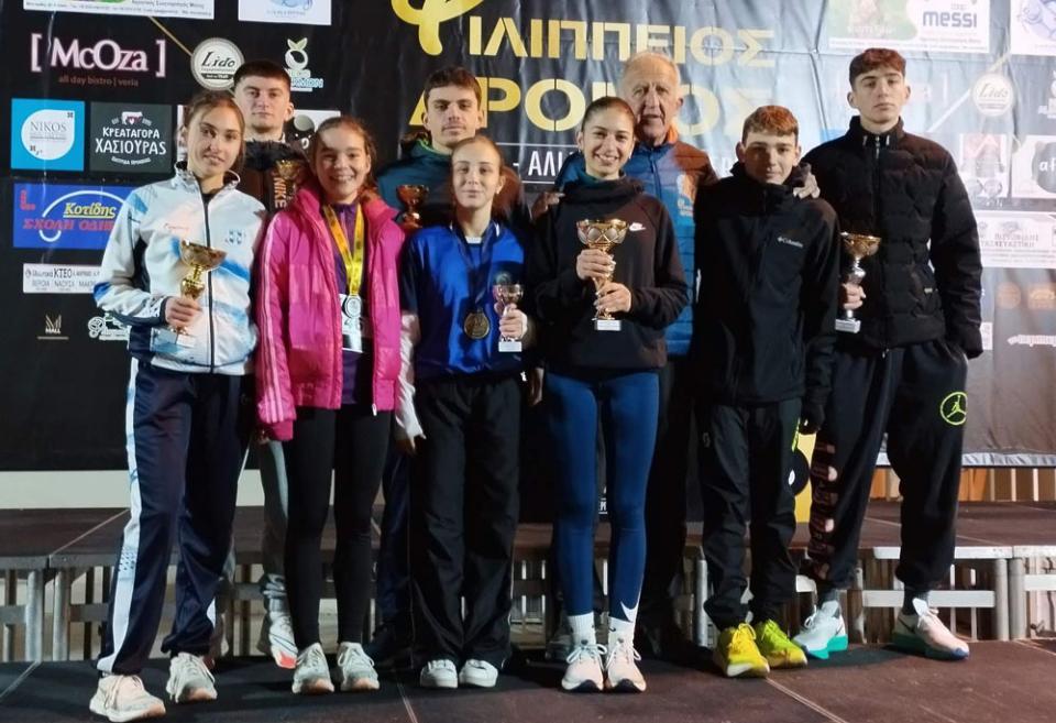 Εντυπωσιακές εμφανίσεις από τους αθλητές του Βικέλα Βέροιας στον Φιλίππειο δρόμο
