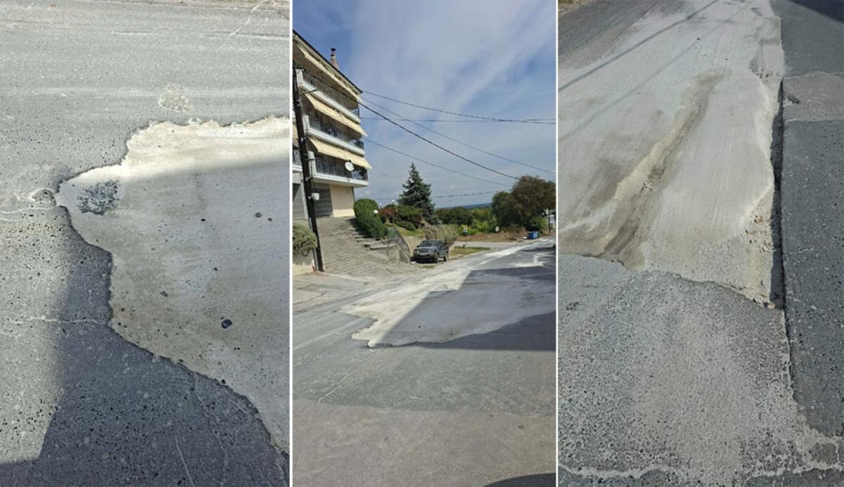 Βέροια: Εγκληματική αδιαφορία - Δικυκλιστής κατέληξε σε χαντάκι της ΔΕΥΑΒ στη μέση του δρόμου!
